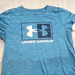 Under Armour Women's Blue Crew Neck Short Sleeve Lightweight T-Shirt Size XL